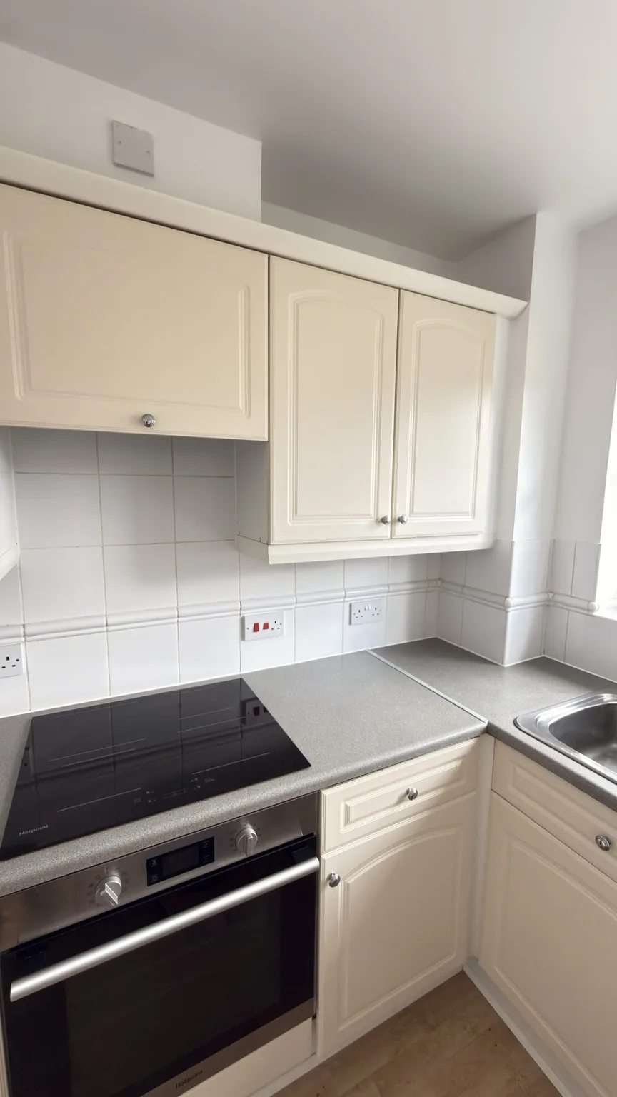 Clean kitchen cabinets, hob and worktops after RASO cleaning