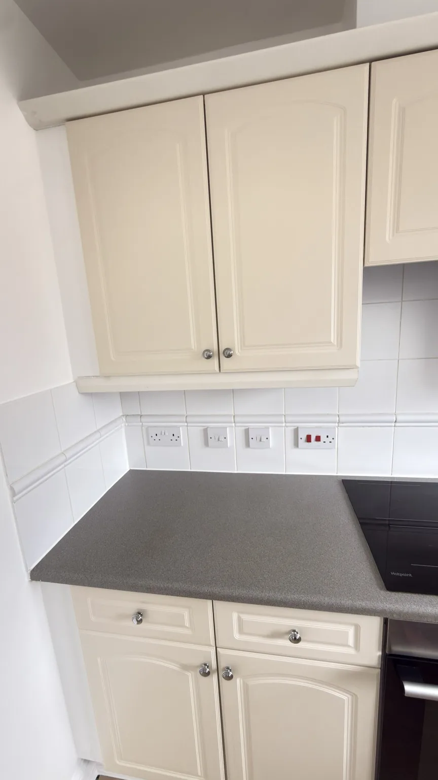 Clean kitchen worktop, tiles and cupboards after RASO cleaning