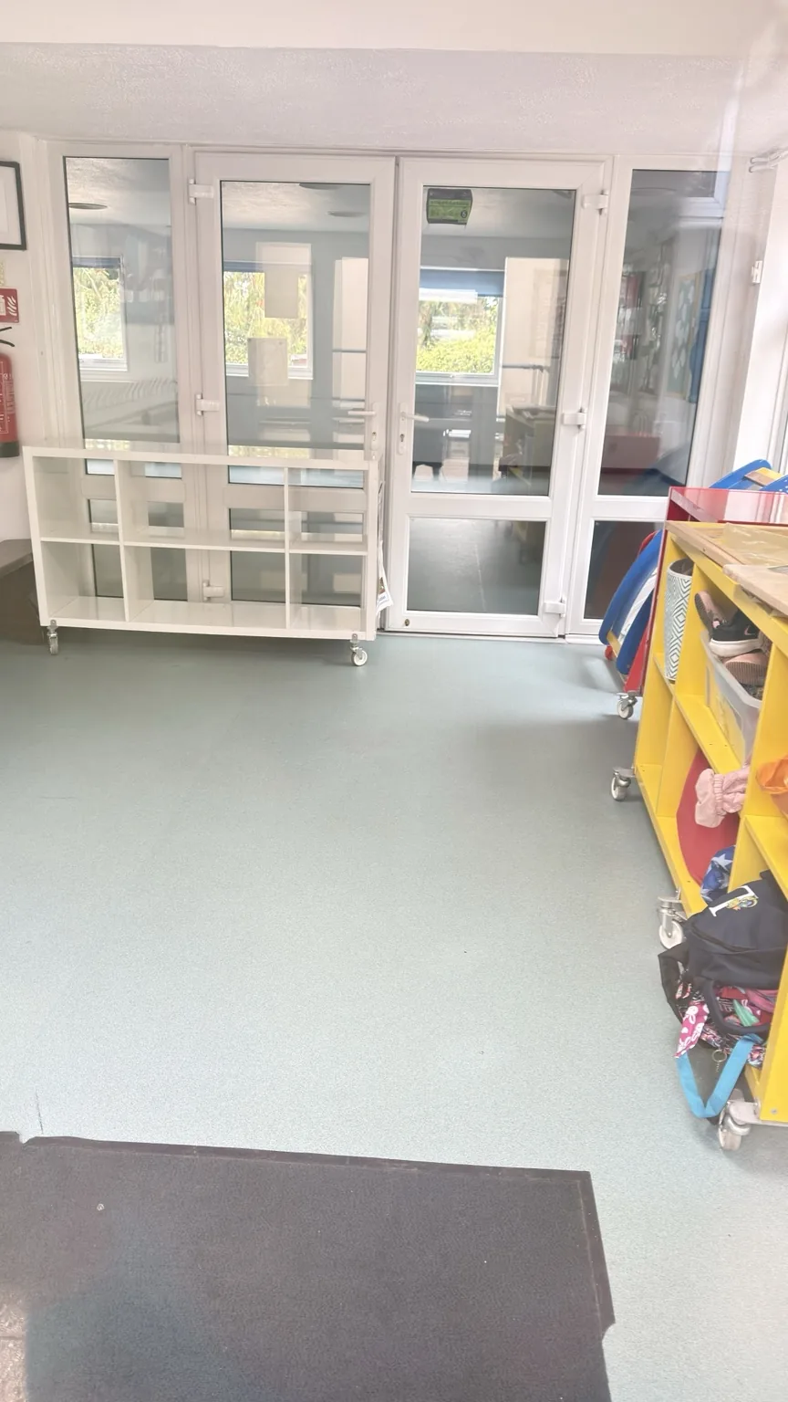 Clean classroom or educational space after RASO commercial cleaning