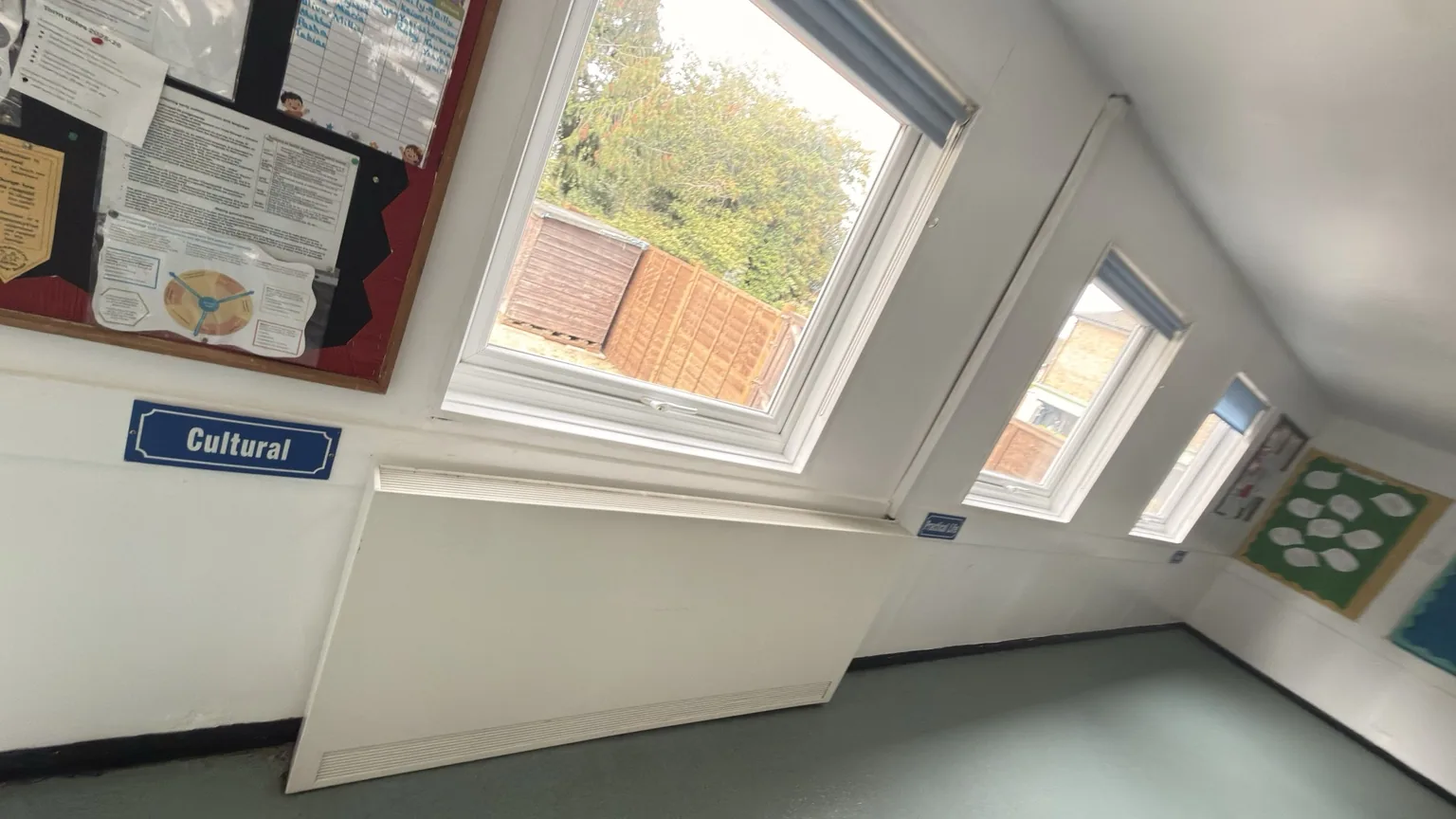 Clean school windows and surrounding area after RASO commercial cleaning